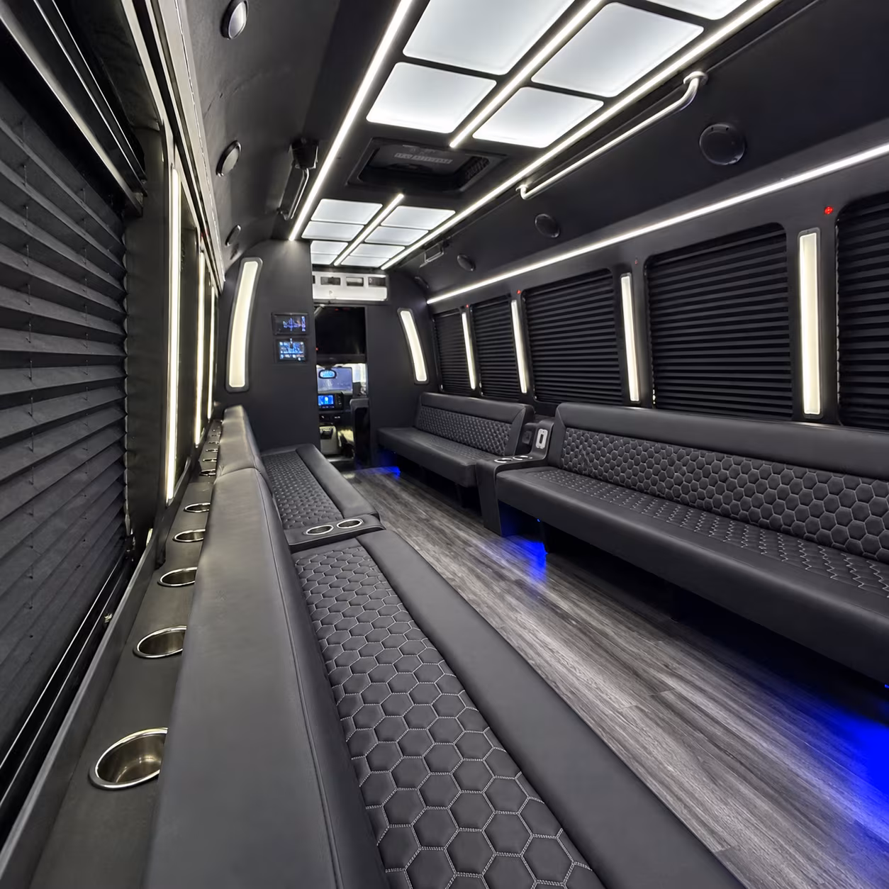 Overland Park Birthday, Sweet 16, & Quinceañera Transportation party bus exterior