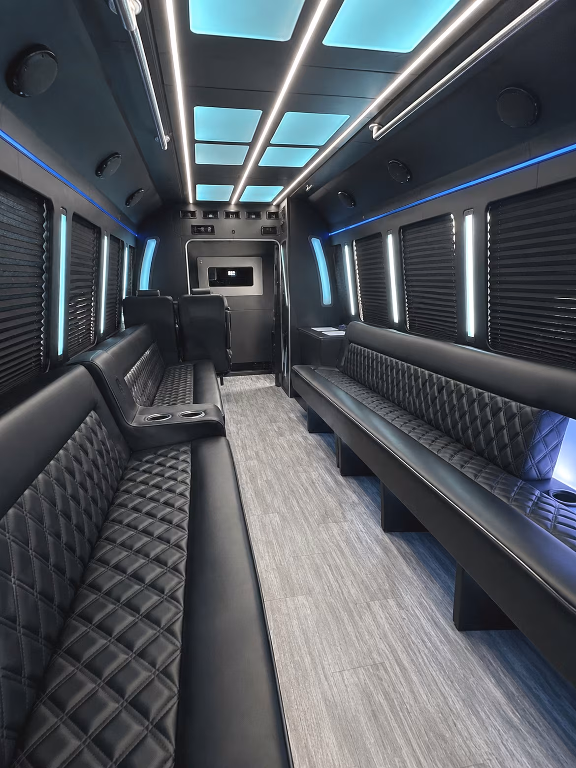 Overland Park Concert & Music Festival Transportation party bus interior