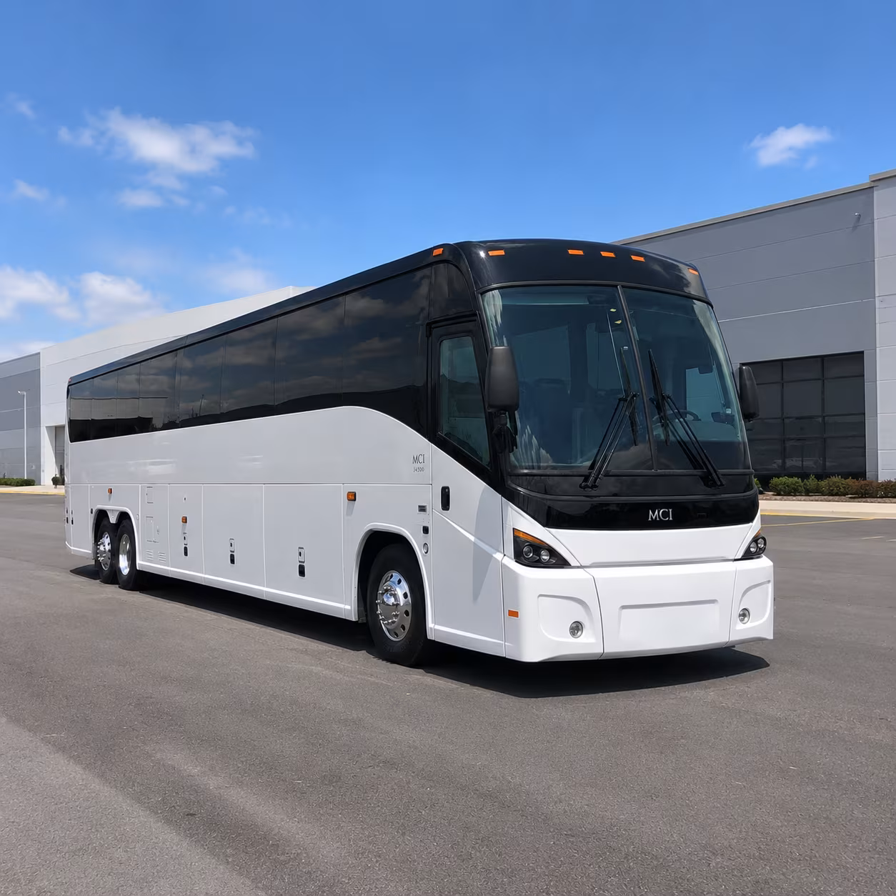 Overland Park Corporate Transportation party bus exterior