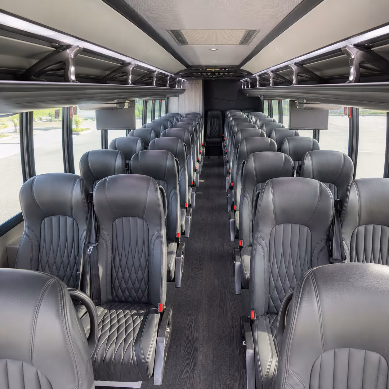 Overland Park Corporate Transportation party bus exterior