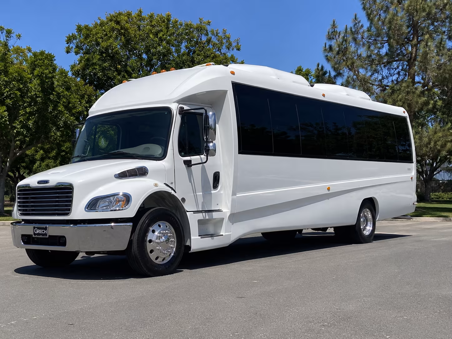 Overland Park Prom & Homecoming Transportation party bus exterior