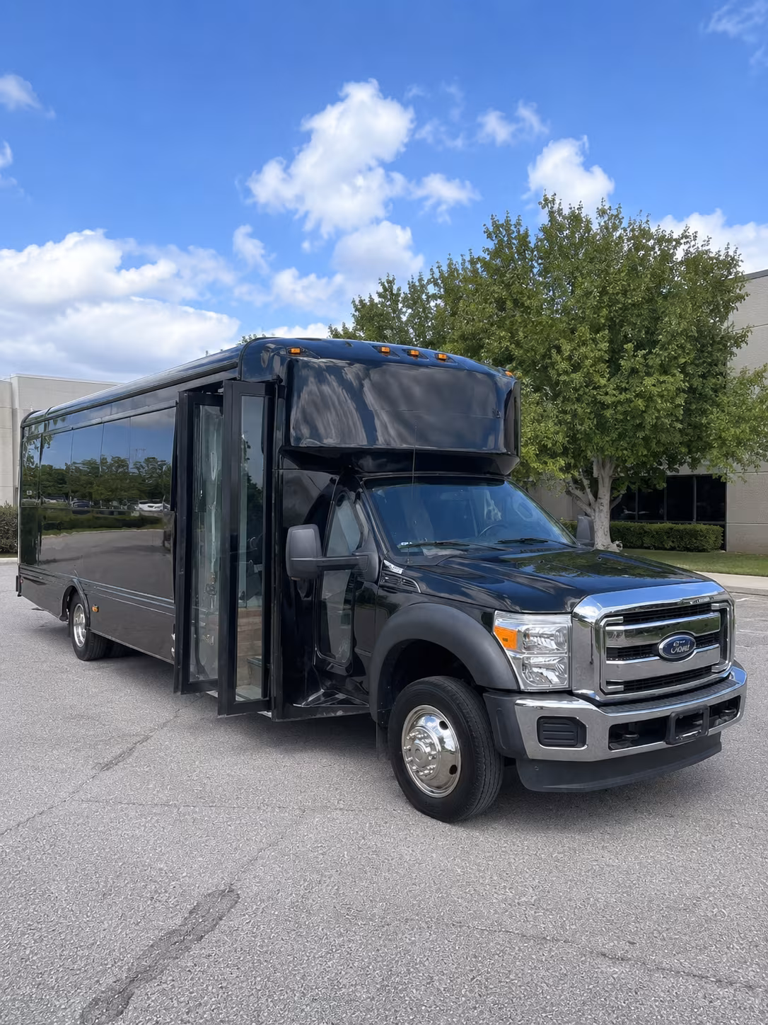Overland Park Prom & Homecoming Transportation party bus exterior
