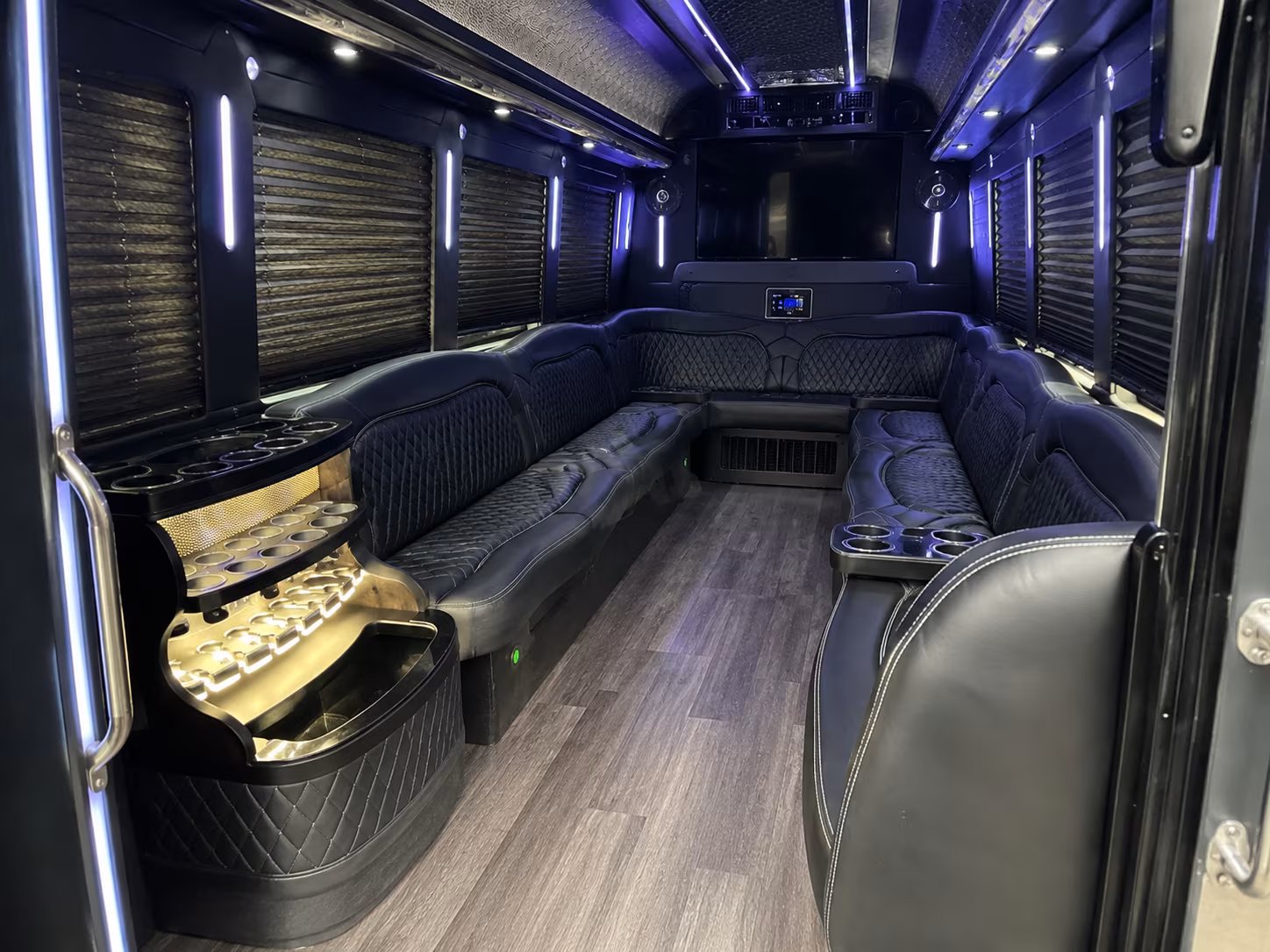 Overland Park Prom & Homecoming Transportation party bus exterior