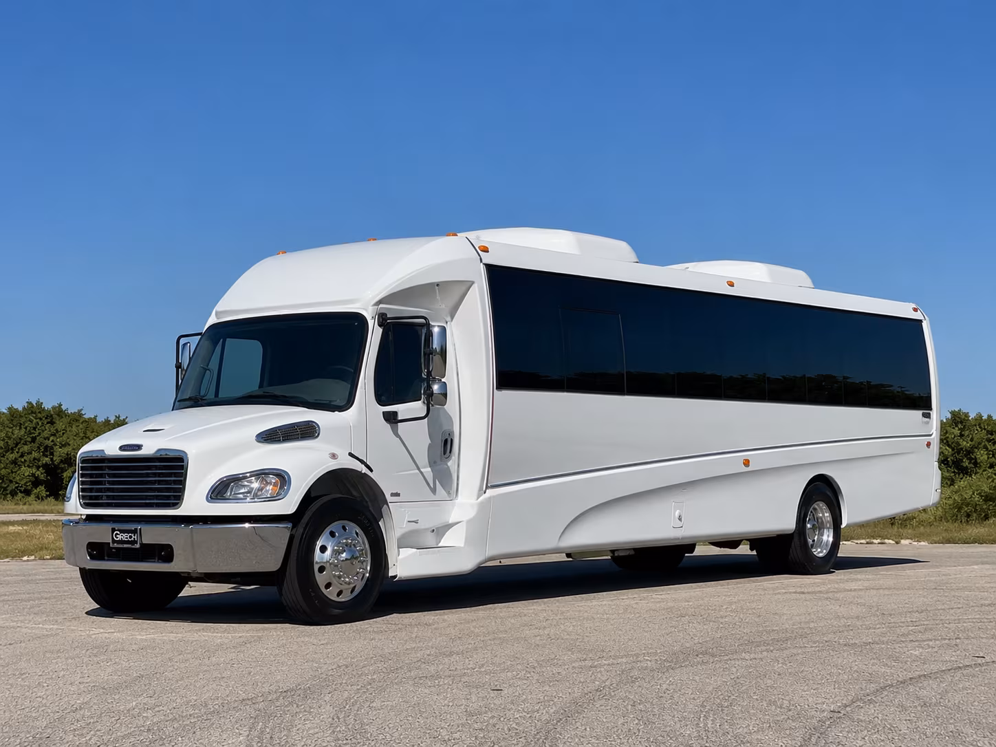 Overland Park Sporting Event Transportation party bus interior