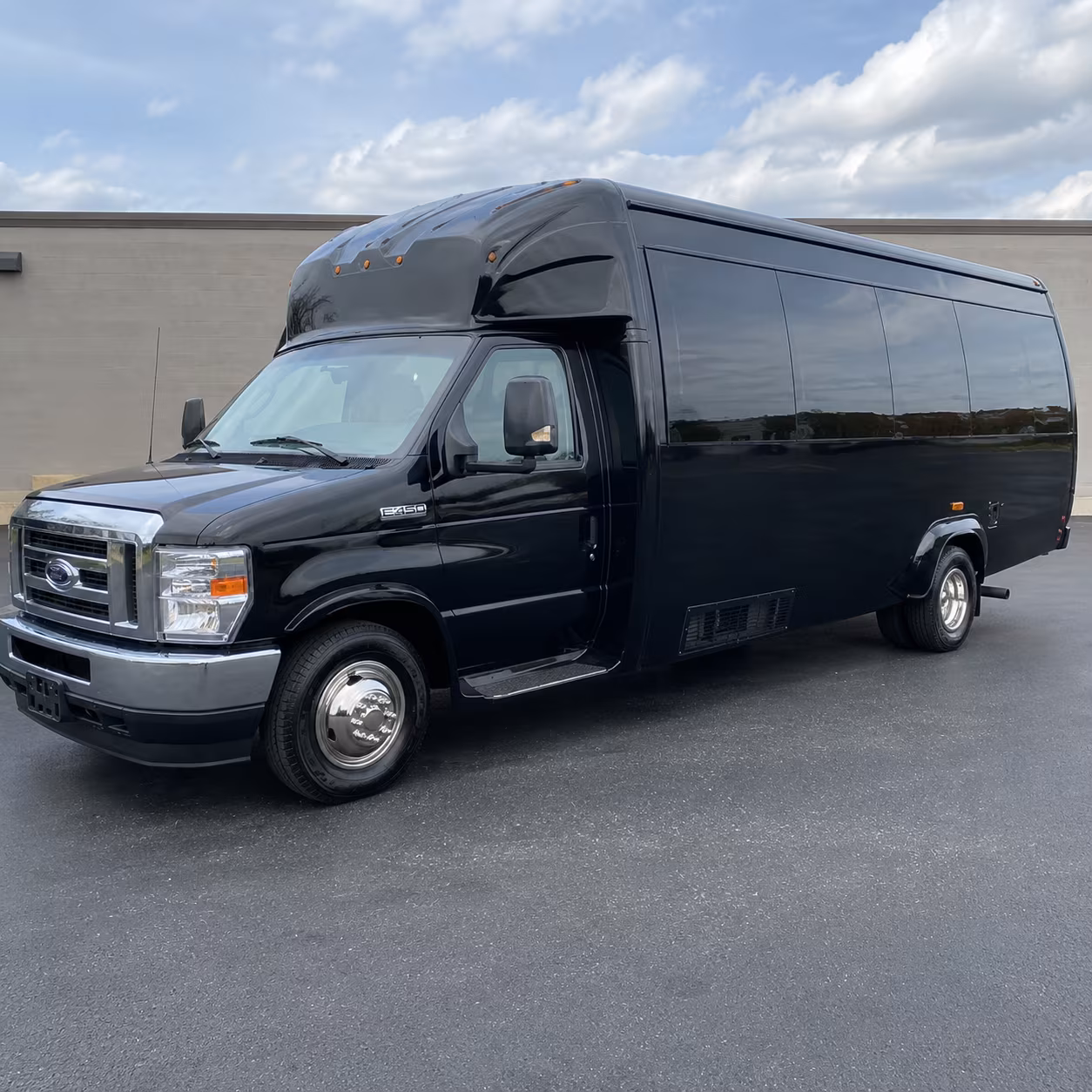 Overland Park Sporting Event Transportation party bus exterior