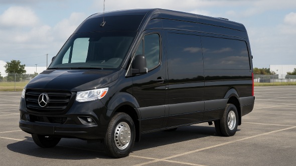 Exterior of Charter Bus Company Overland Park's 15 Passenger Mini Bus in Overland Park