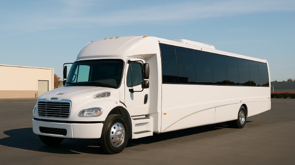 Exterior of Charter Bus Company Kansas City's 20 Passenger Party Bus in Kansas City