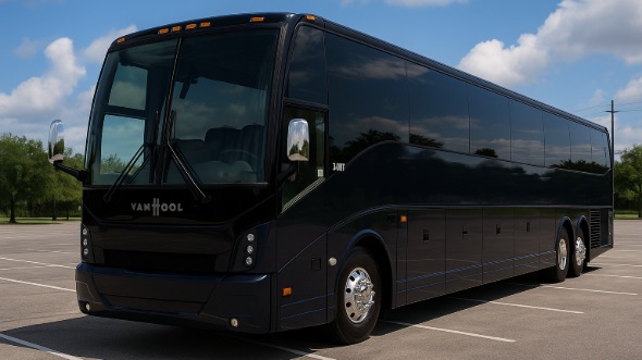 Exterior of Charter Bus Company Independence's 40 Passenger Party Bus in Independence
