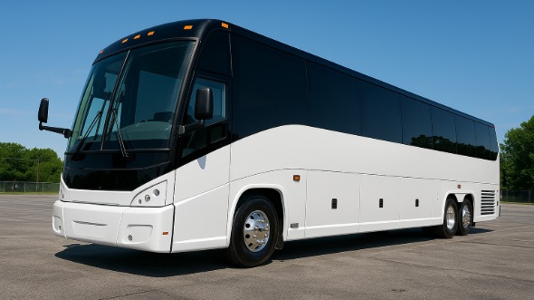 Exterior of Overland Park Party Bus Company's 40 Passenger Party Bus in Overland Park