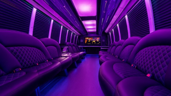 overland park 25 passenger party bus rental